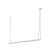Osram Office Line 120 cm 40W dimmelhető függesztett LED lámpatest, 1,2M fehér (4099854464850)