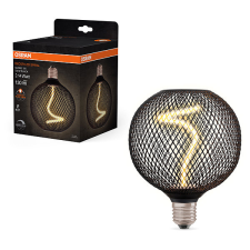 Osram Spirál LED izzó, E27, GLOBE, fekete, szabályozható meleg fehér izzó