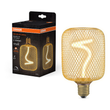 Osram Spirál LED izzó, E27, SQUARE, szabályozható meleg fehér világítás