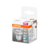 OSRAM Star 230V LED PAR16 spot, üveg ház, 6,9W 575lm 4000K GU10, átlagos élettartam: 15000 óra, fényszín: hideg fehér LED ST PAR16 80 120° 6.9W 4000K GU10 ( 4058075431775 )