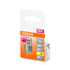 OSRAM Superstar dimmelhető 12V LED kapszula, átlátszó búra, 2W 200lm 2700K G4, átlagos élettartam: 25000 óra, fényszín: meleg fehér LED SST PIN 12V DIM 20 CL 2W 2700K G4 ( 4058075431904 )