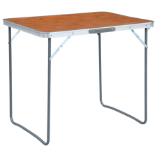  összecsukható fémvázas kempingasztal 80 x 60 cm kemping felszerelés
