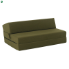  Összecsukható matrac/fotel, 2v1, olivazöld, VEDIS