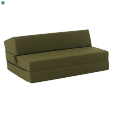  Összecsukható matrac/fotel, 2v1, olivazöld, VEDIS ágy és ágykellék