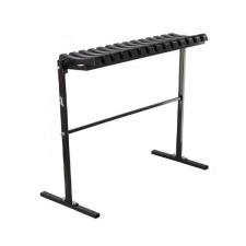  Összecsukható pad - 86 cm - Fekete kerti bútor