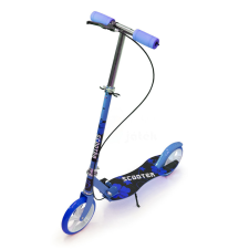 Összecsukható roller fékkarral és kitámasztóval - kék roller