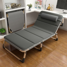 Összecsukható utazóágy BUSINESS, kemping, kenu PREMIUM 75 cm - sötétszürke utazóágy