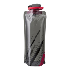 Összehajtható vizes palack (700 ml) Fekete kulacs, kulacstartó