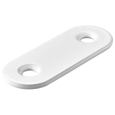  Összekötő lemez 15mm x 40mm fehér bútor