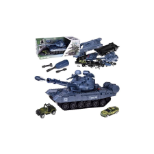 Összeszerelhető Tank , hanggal és fénnyel autópálya és játékautó