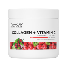Ostrovit Collagen + C-vitamin 200g Málna limonádé mentával vitamin és táplálékkiegészítő