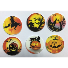  Ostyatallér 4cm (10db vegyesen) - Halloween sütés és főzés