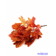  Őszi leveles selyem csokor 38cm - Narancs dekorációs kellék