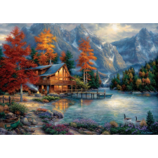 Őszi tükröződés kirakós játék 3000 darabos puzzle, kirakós