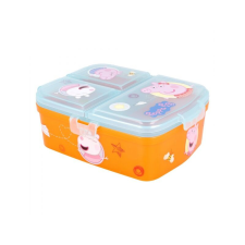 Osztott műanyag uzsonnás doboz XL, PEPPA PIG, 41299 babaétkészlet