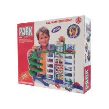  Ötemeletes parkolóház autópálya és játékautó