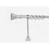 other 19 mm Ø Split függönykarnis szett, 1 soros, nikkel-matt, nyitott tartóval (240 cm)