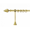 other 19 mm Ø Torino függönykarnis szett, 1 soros, óarany, nyitott tartóval (300 cm)
