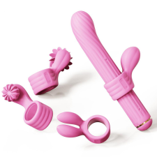  Otouch Magic Stick S1 Plus vibrátor + 4 db klitorisz izgató feltét (rózsaszín) vibrátorok