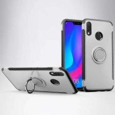 OTT! HUAWEI nova 3i, P Smart+, OTT! METAL RING mobiltok, Ezüst tok és táska