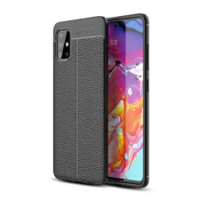OTT! SAMSUNG Galaxy A51 (SM-A515F), OTT! LEATHER SERIES mobiltok, Fekete tok és táska