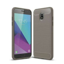OTT! SAMSUNG Galaxy J3 (2018), OTT! CARBON mobiltok, Karbon mintás, Szürke tok és táska