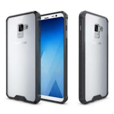 OTT! SAMSUNG SM-A730F Galaxy A8 Plus (2018), OTT! TRANSPARENT mobiltok, Fekete tok és táska