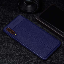 OTT! SAMSUNG SM-A750F Galaxy A7 (2018), OTT! LEATHER PRO SERIES mobiltok, Kék tok és táska