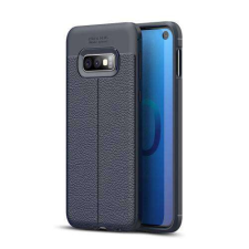OTT! SAMSUNG SM-G970F Galaxy S10e, OTT! LEATHER SERIES mobiltok, Kék tok és táska