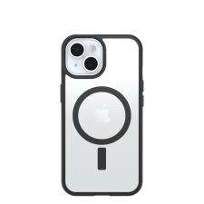 Otterbox React Series MagSafe hátlaptok iPhone 13 / 14 / 15 / 16e fekete-átlátszó tok és táska