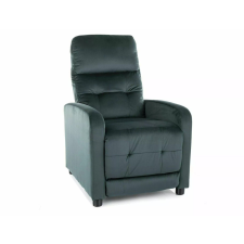  Otus Velvet Kihúzható Bársony Relax Fotel Zöld bútor