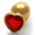 Ouch Szív Gem Butt Plug - Medium
