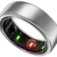 Oura Ring Gen3 Horizon Brushed Titanium, 11 okosgyűrű