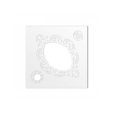  Ovális keret mintás torta stencil sütés és főzés