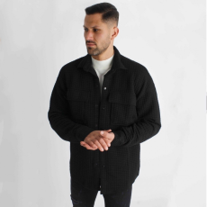  Oversized Black Shirt - fekete ing - Méret: L