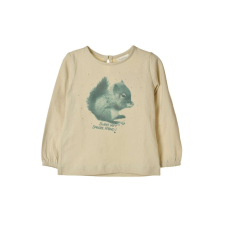 OVS OVS lány Hosszú ujjú Póló - Mókus #drapp gyerek póló