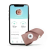 Owlet Smart Sock 3 - okos zokni, 0-18 hónap (matt rózsaszín)