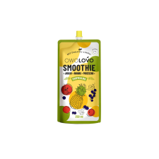 Owolovo gyümölcspüré alma-ananász-feketeribizli smoothie 200 g üdítő, ásványviz, gyümölcslé