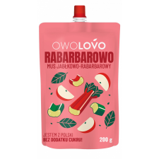  Owolovo gyümölcspüré alma-rebarbara 200 g reform élelmiszer