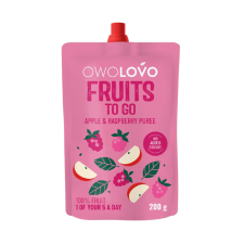 Owolovo Owolovo gyümölcspüré alma-málna 200 g reform élelmiszer