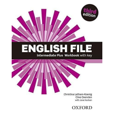 Oxford University Press English File - 3rd Edition - Intermediate Plus Workbook with Key nyelvkönyv, szótár
