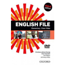Oxford University Press English File third edition: Elementary: Class DVD nyelvkönyv, szótár