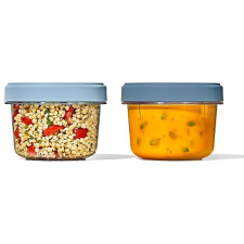 OXO csavaros, egymásba rakható dobozok, 0,592 liter, 2 darab papírárú, csomagoló és tárolóeszköz