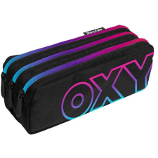 Oxy Rainbow tolltartó, beledobálós, 3 rekeszes, kék-rózsaszín tolltartó