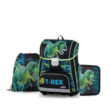 OXYBAG dinoszauruszos iskolatáska szett - Green T-REX iskolatáska