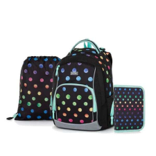 Oxybag Dots pöttyös OXY GO iskolai hátizsák - iskolatáska szett - 22 literes iskolatáska