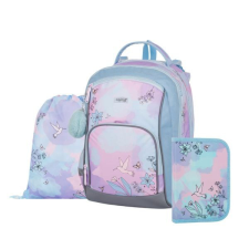 Oxybag kolibris iskolatáska hátizsák szett - Pastel Flowers iskolatáska