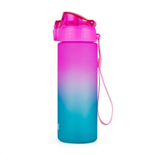 Oxybag matt műanyag kulacs 600 ml-es - kék-pink kulacs, kulacstartó