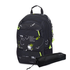 Oxybag Oxy Sport Graffiti diák hátizsák és tolltartó szett iskolatáska
