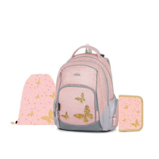 Oxybag OXYBAG pillangós iskolatáska szett - Butterfly gold iskolatáska